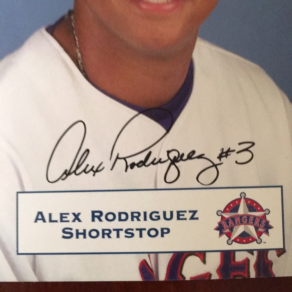Alex Rodriguez Signed Index Card - image 2